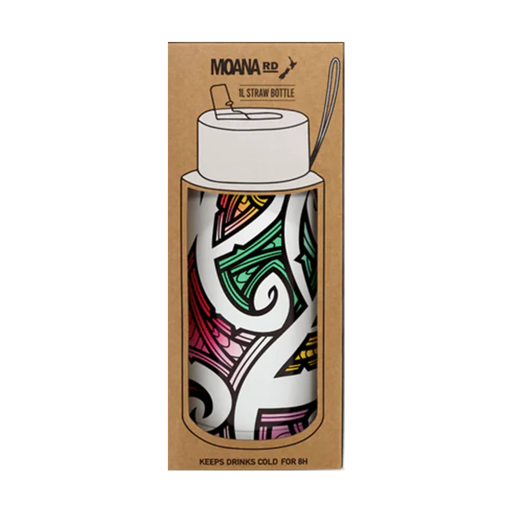 Moana Road X Miriama Grace-Smith Drink Bottle 1 Litre Niwa - Image 3