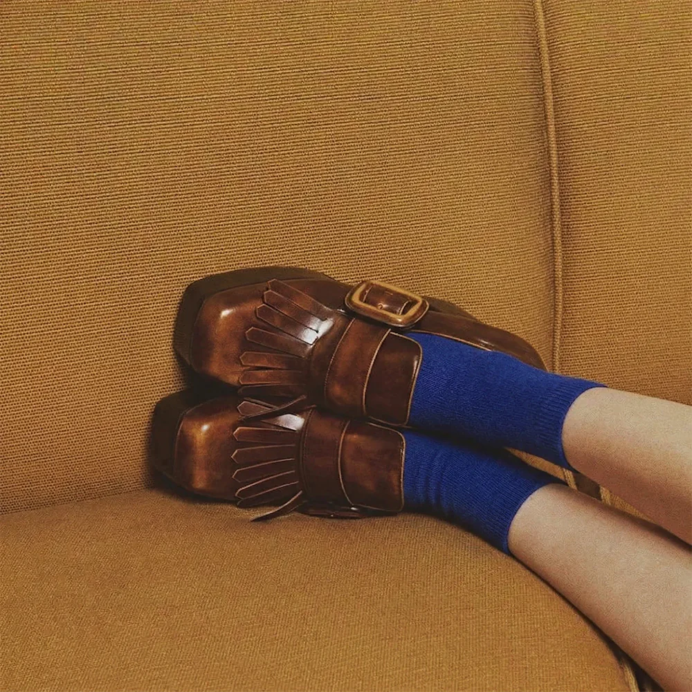 Nooan Possum Merino Wool Socks Hamilton Royal Blue - Image 3