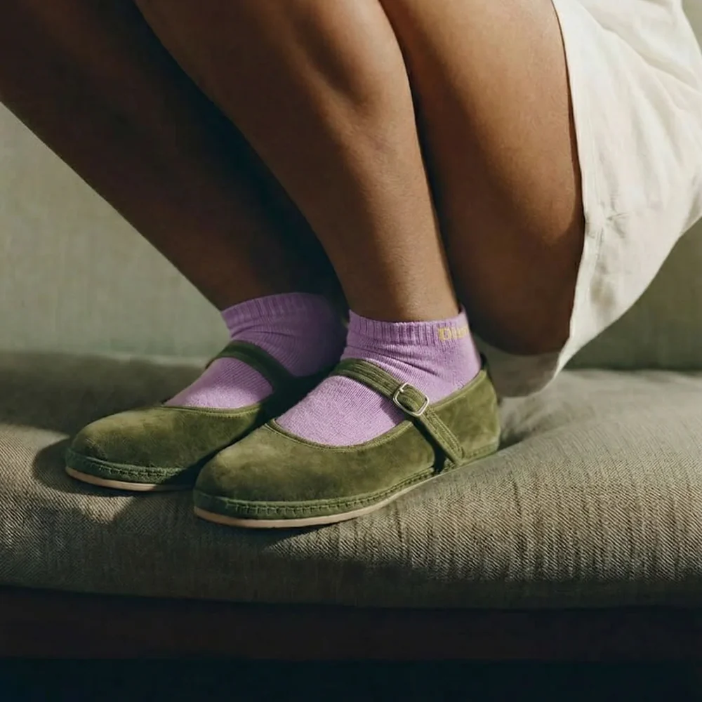 Nooan Possum Merino Wool Socks Napier Lilac Breeze - Image 2