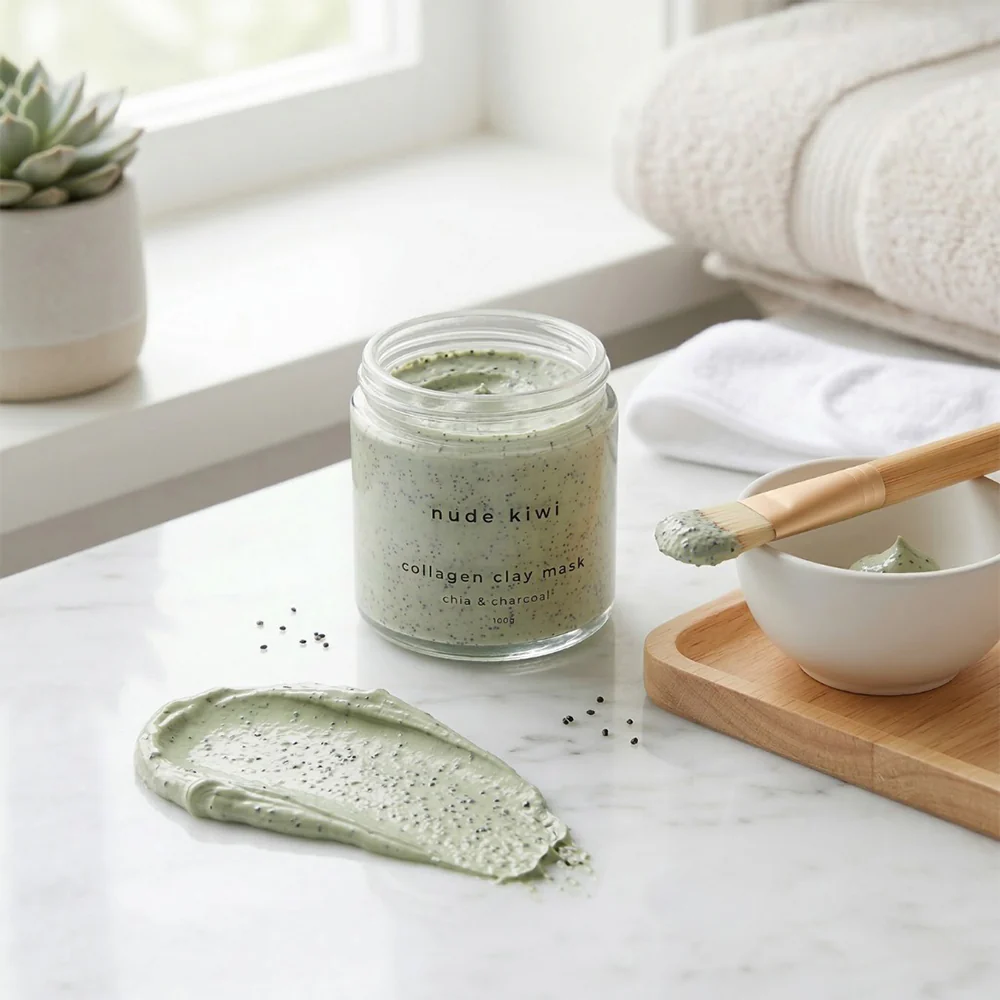 Nude Kiwi Collagen Clay Mask 100g - Image 4