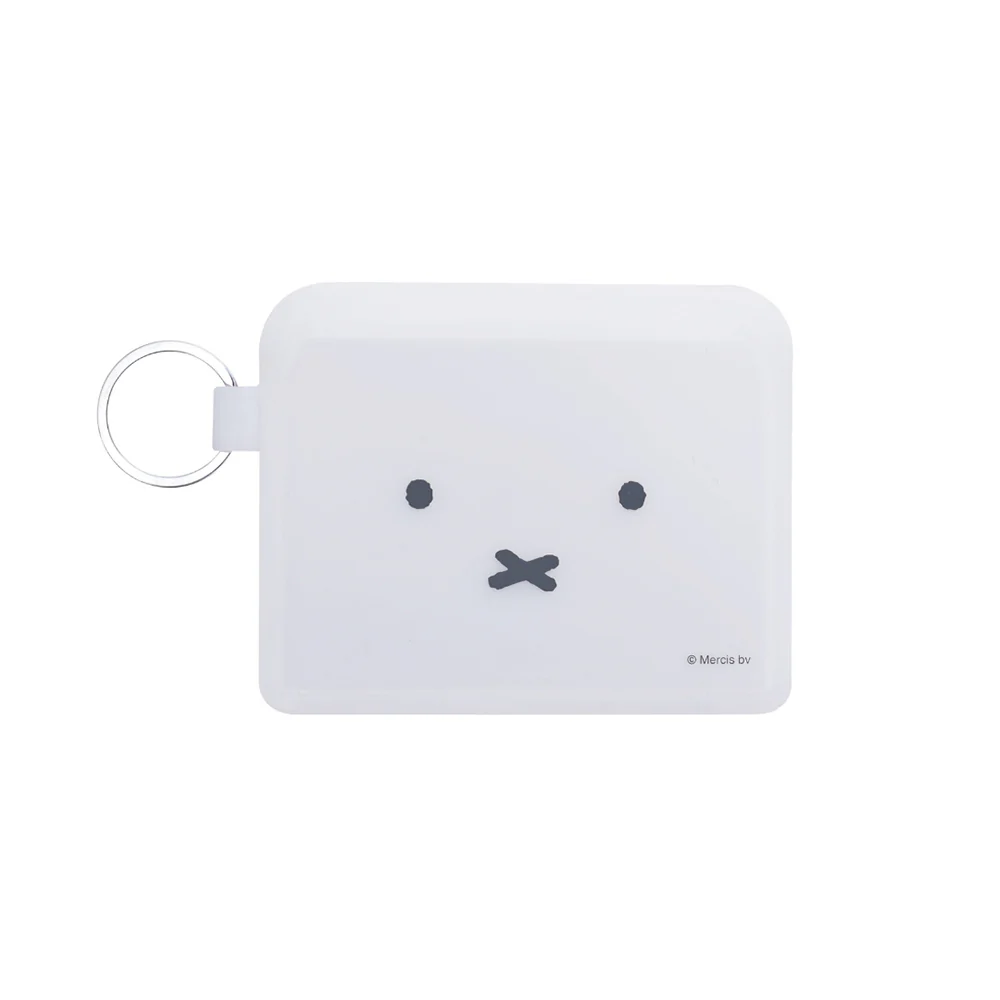p + g design Flappo Miffy Keychain Purse White