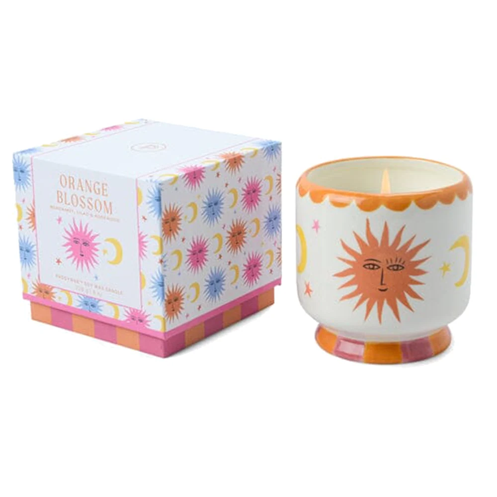 Paddywax Adopo Sun Ceramic Candle Orange Blossom 226g - Image 2