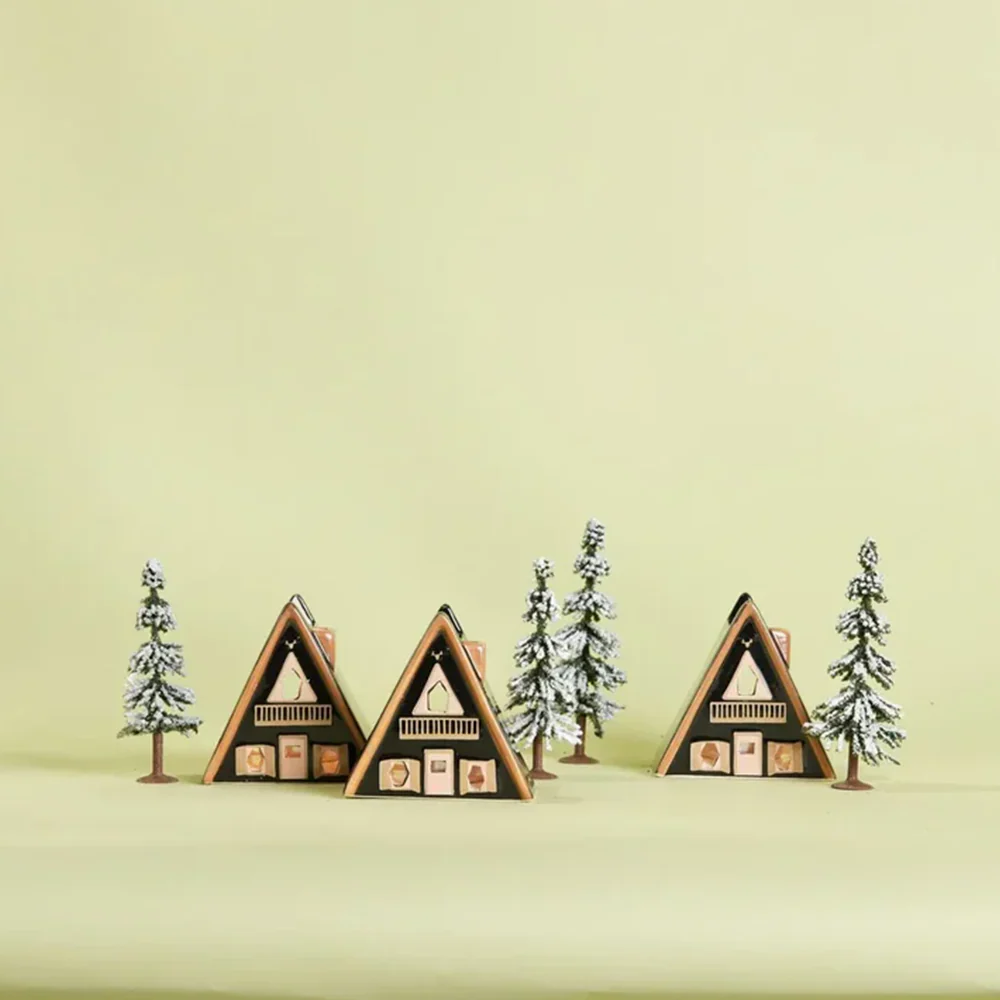 Paddywax Ceramic Incense Holder with 20 Cones Nordic Cabin - Image 2