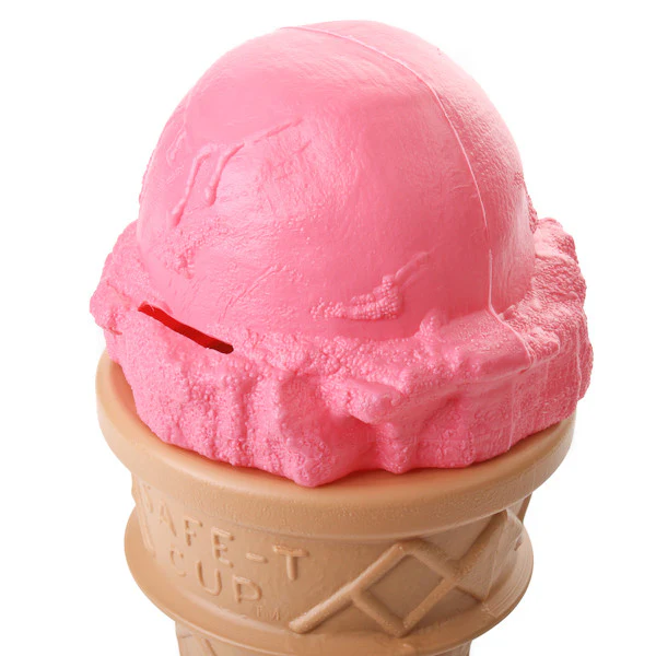 Plastic Ice Cream Scoop Money Box - Image 5