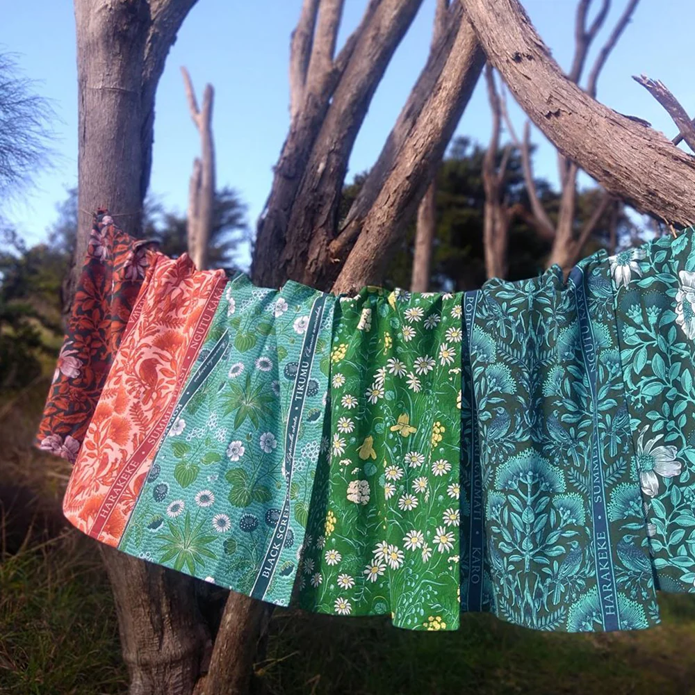 Rātā Trail Tea Towel Turquoise - Image 2