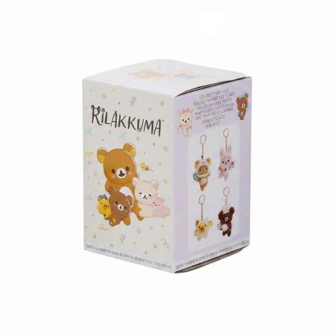 Rilakkuma San-X Original Gift Box Series Keychain Plush Blind Box - Image 2
