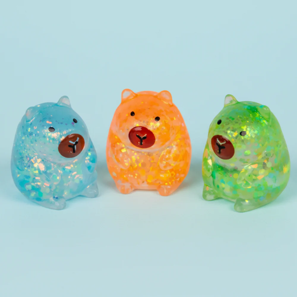 Scrunchems Glitter Mini Sugar Capybara - Image 2