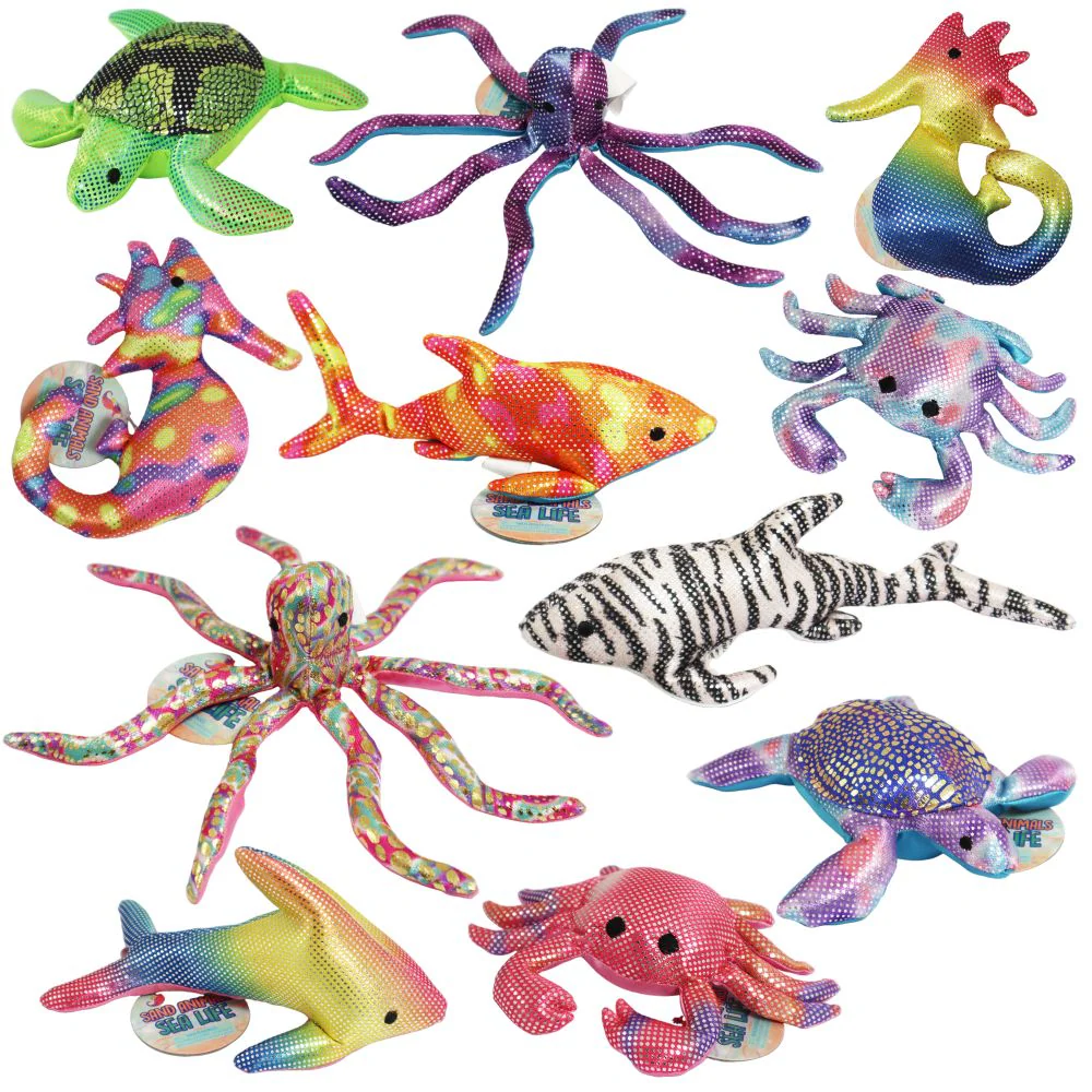 Sea Life Sand  Animals Stuffed Toy Assorted - Image 2