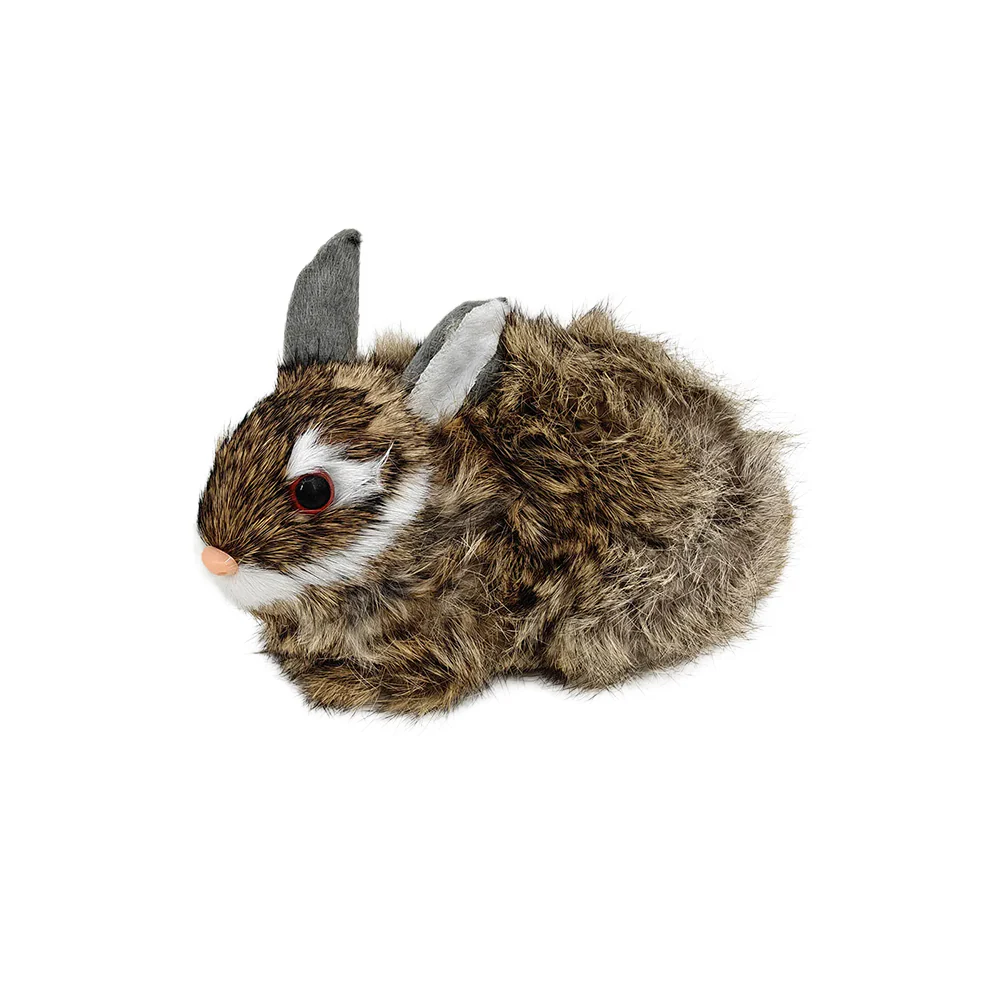 Sitting Faux Fur Rabbit Extra Large - Image 2