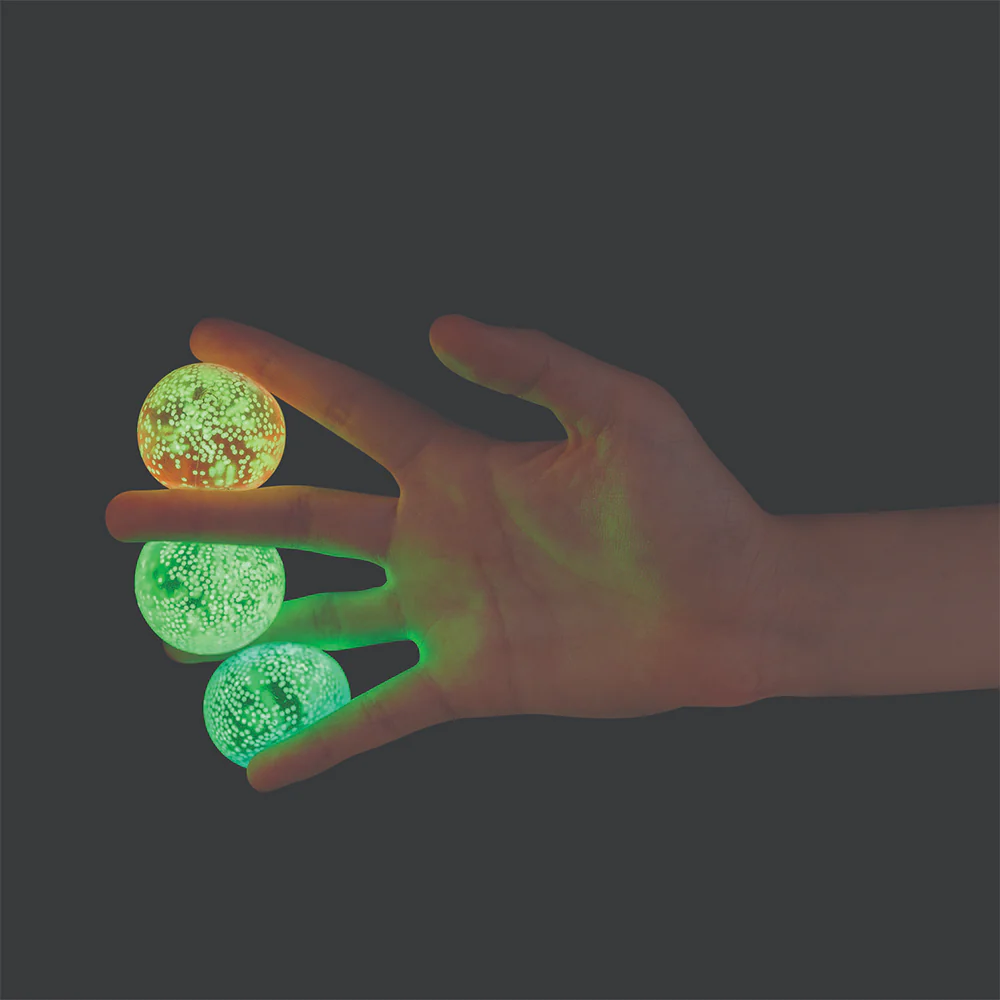 Smoosho's Super Squeeze Glow in the Dark Mini Balls Set of 3 - Image 2