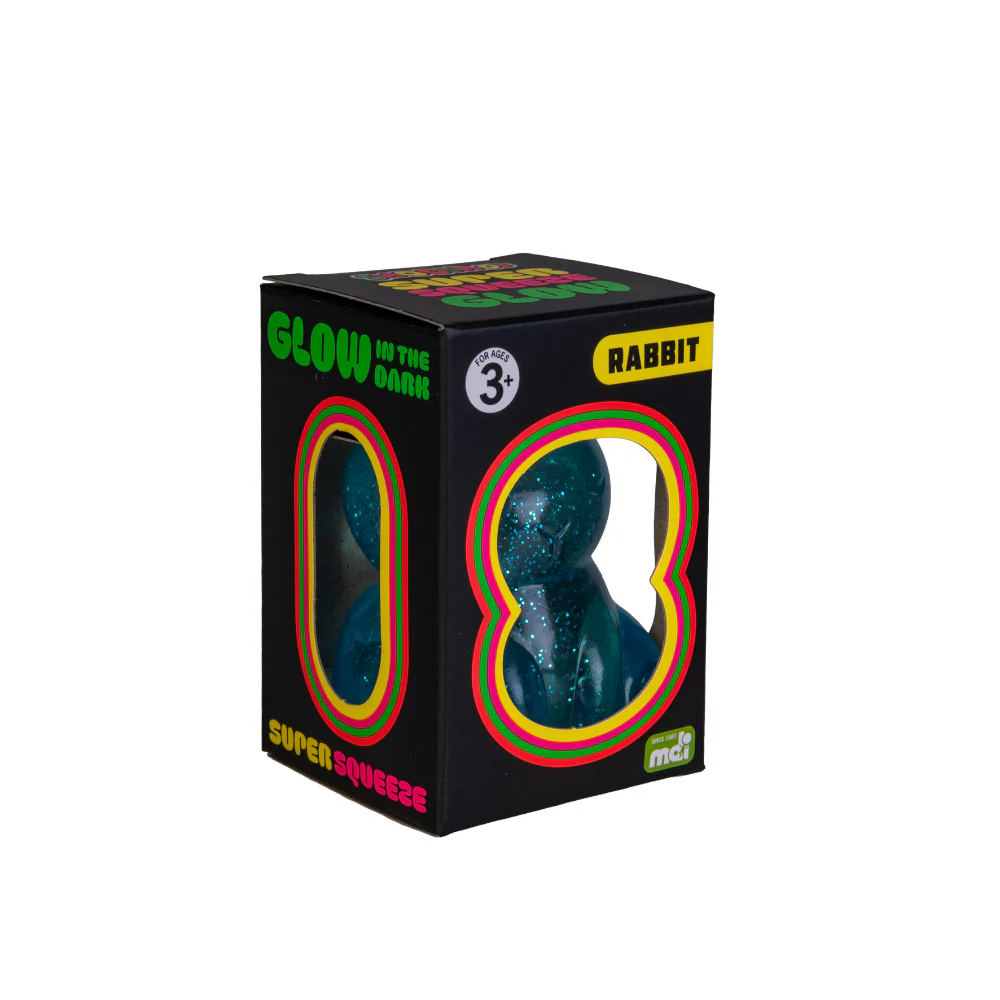 Smoosho's Super Squeeze Glow in the Dark Rabbit