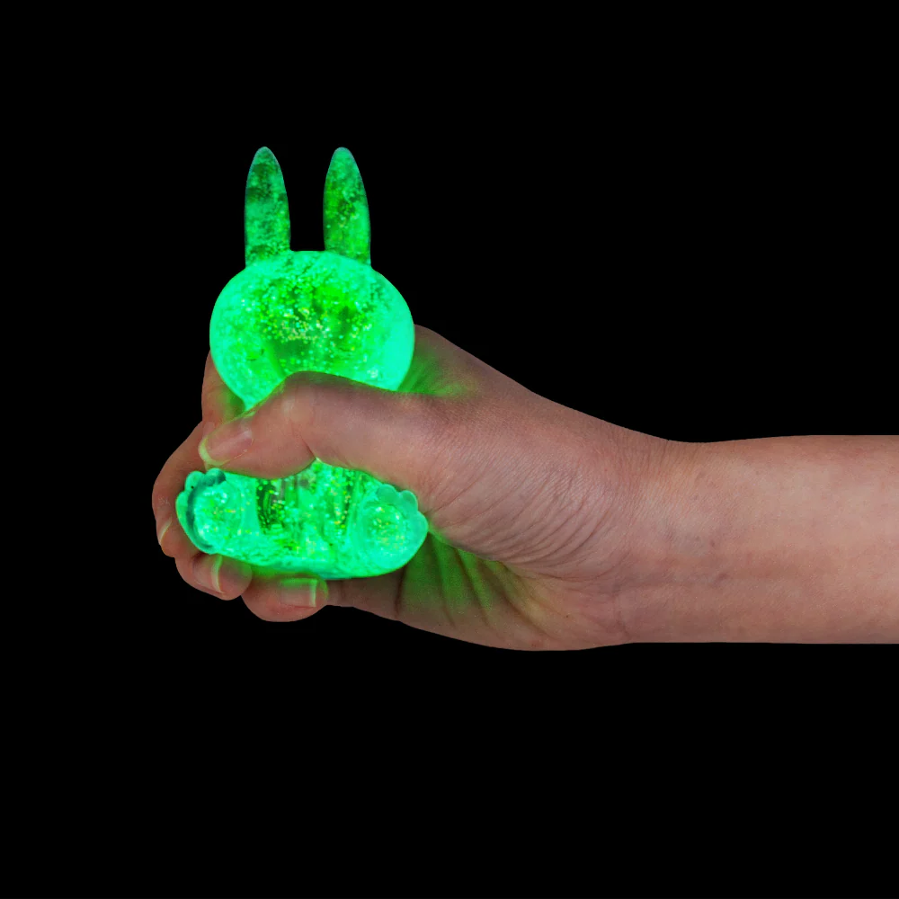 Smoosho's Super Squeeze Glow in the Dark Rabbit - Image 3