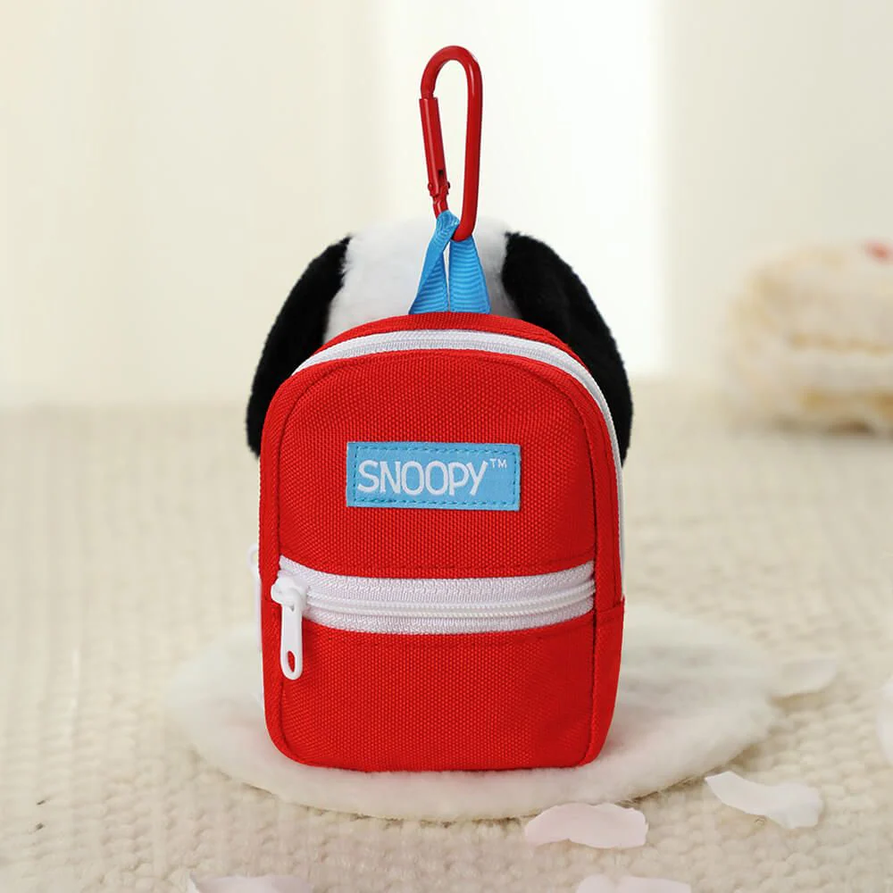Snoopy Plush & Backpack Keyring Charm and Tote Bag Set - Image 3