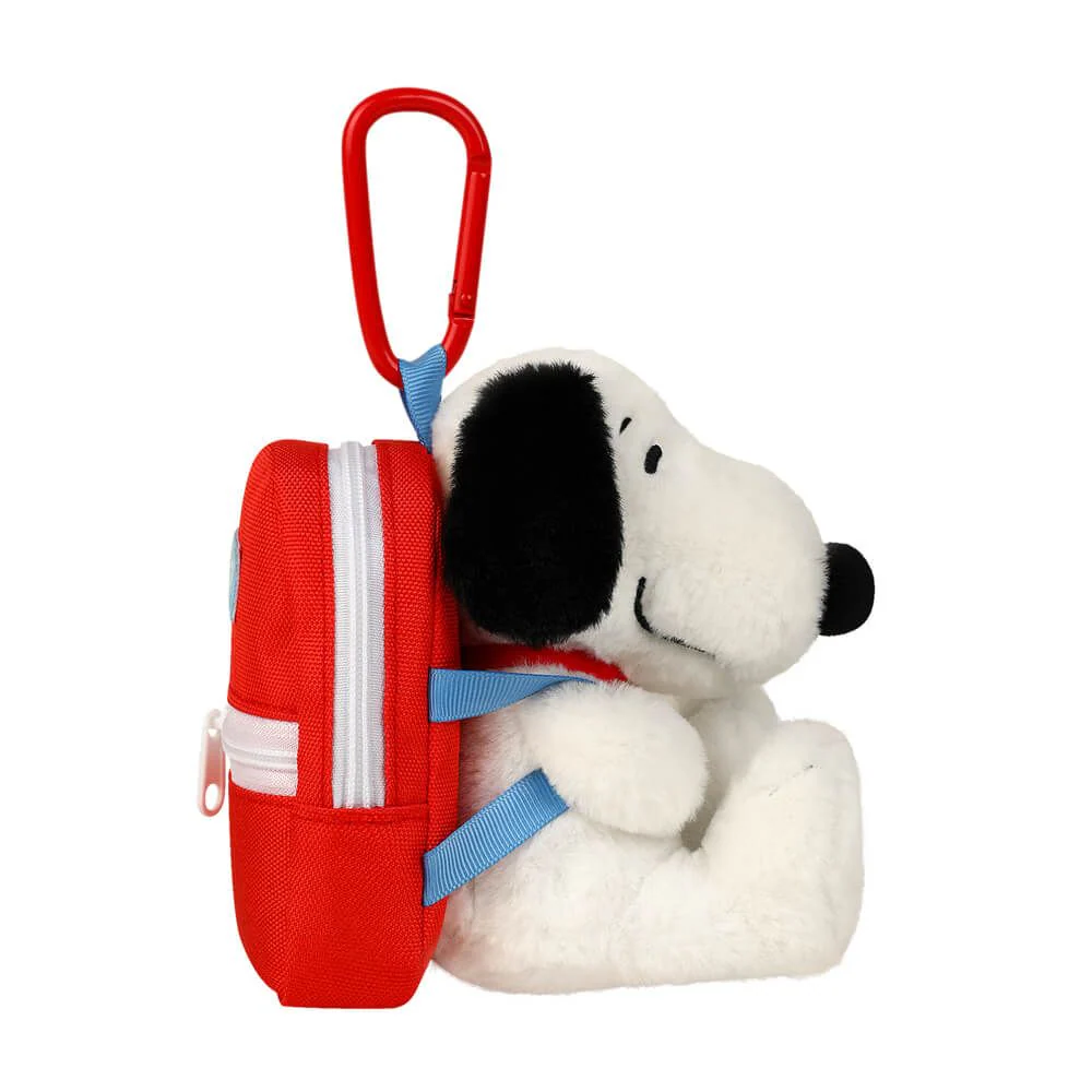 Snoopy Plush & Backpack Keyring Charm and Tote Bag Set - Image 4
