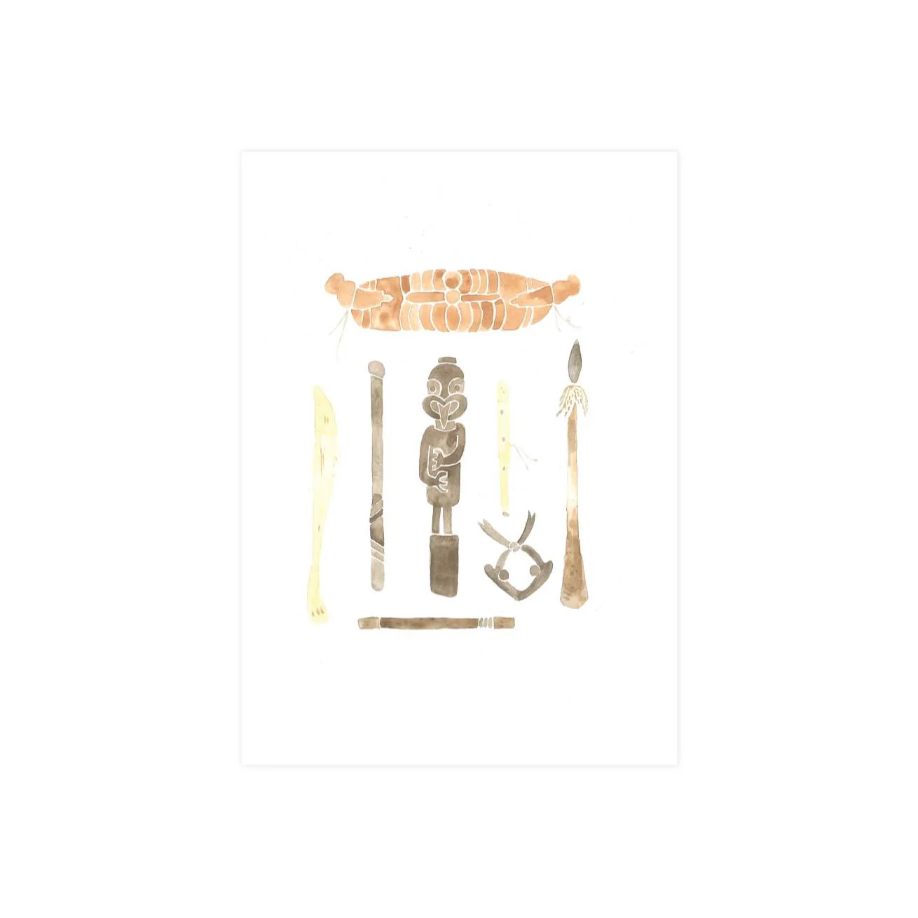Steer Illustrations X Iko Iko Card Lithograph DC