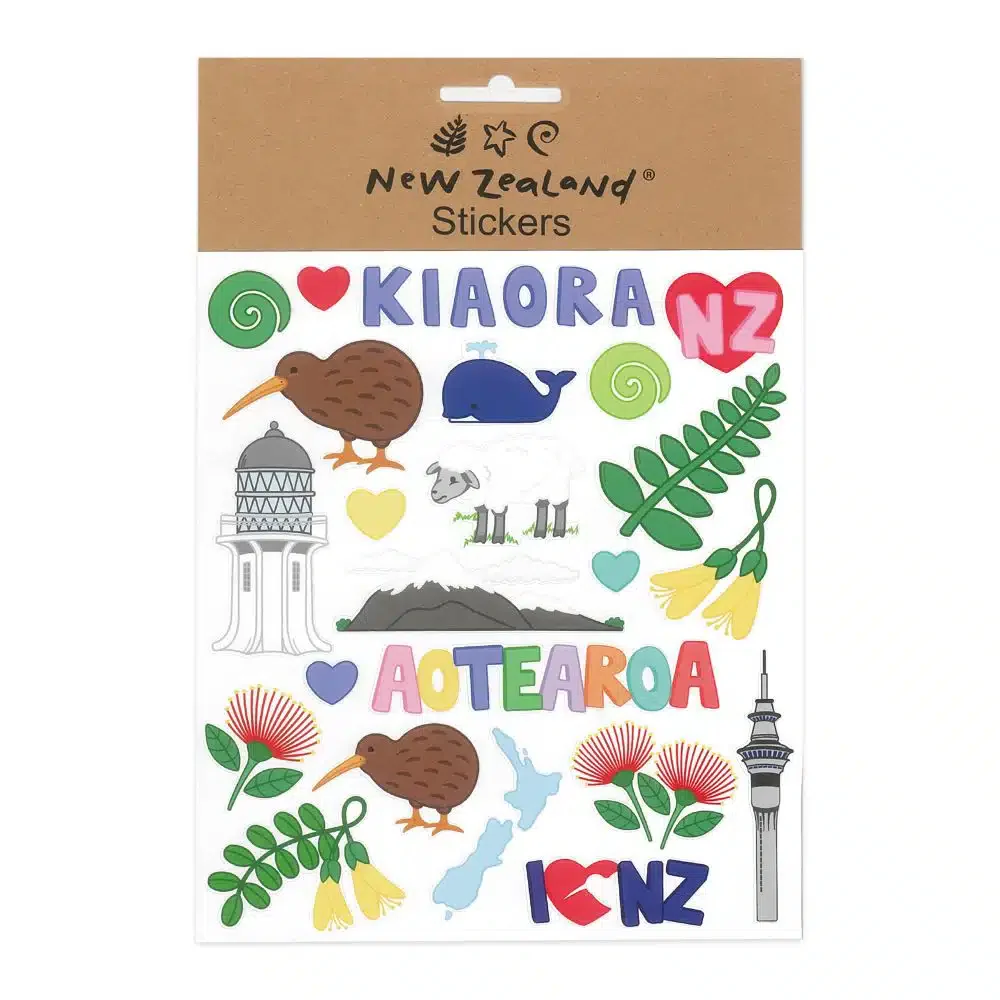 Stickers NZ Colourful Aotearoa