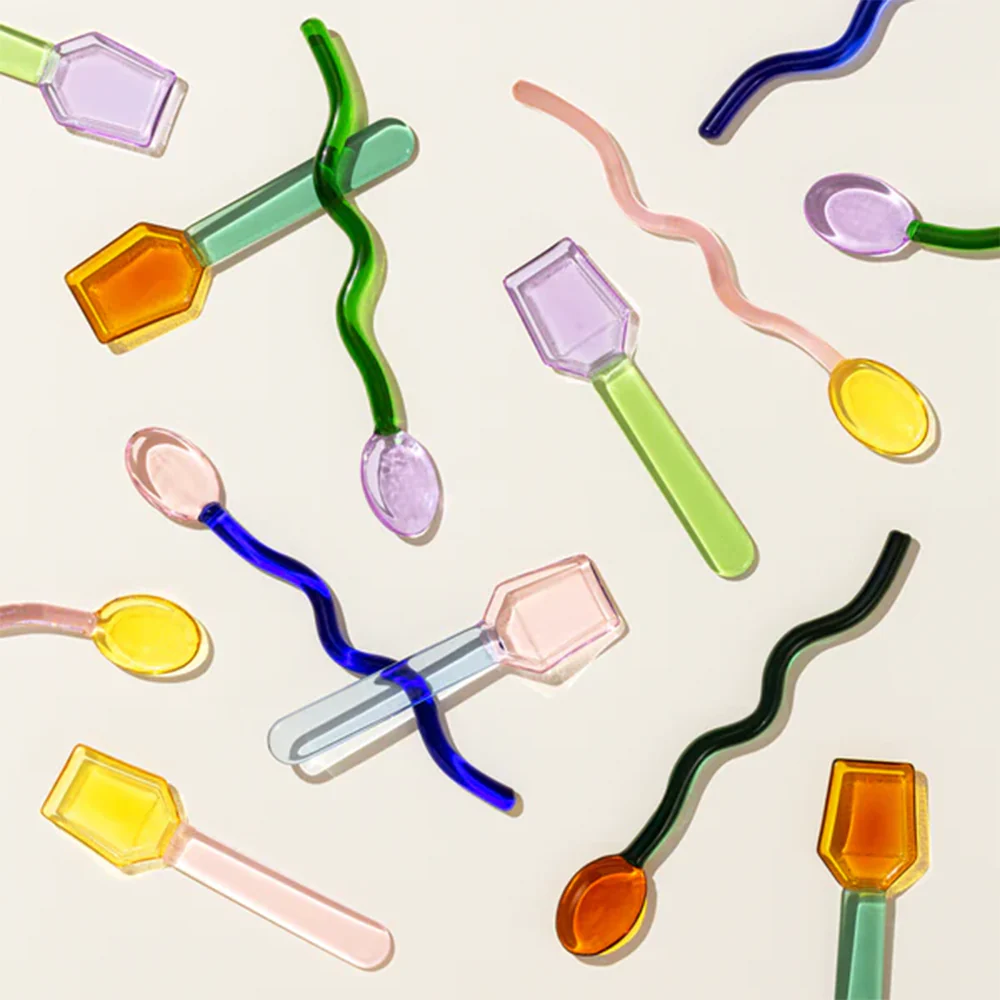 Sucker Glass Cocktail Stirrer Set Multicolour - Image 2