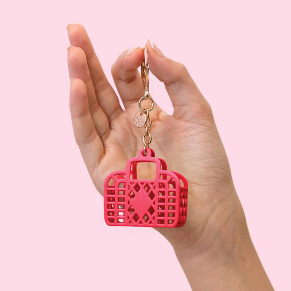 Sun Jellies Itty Bitty Retro Bag Charm Coral - Image 2