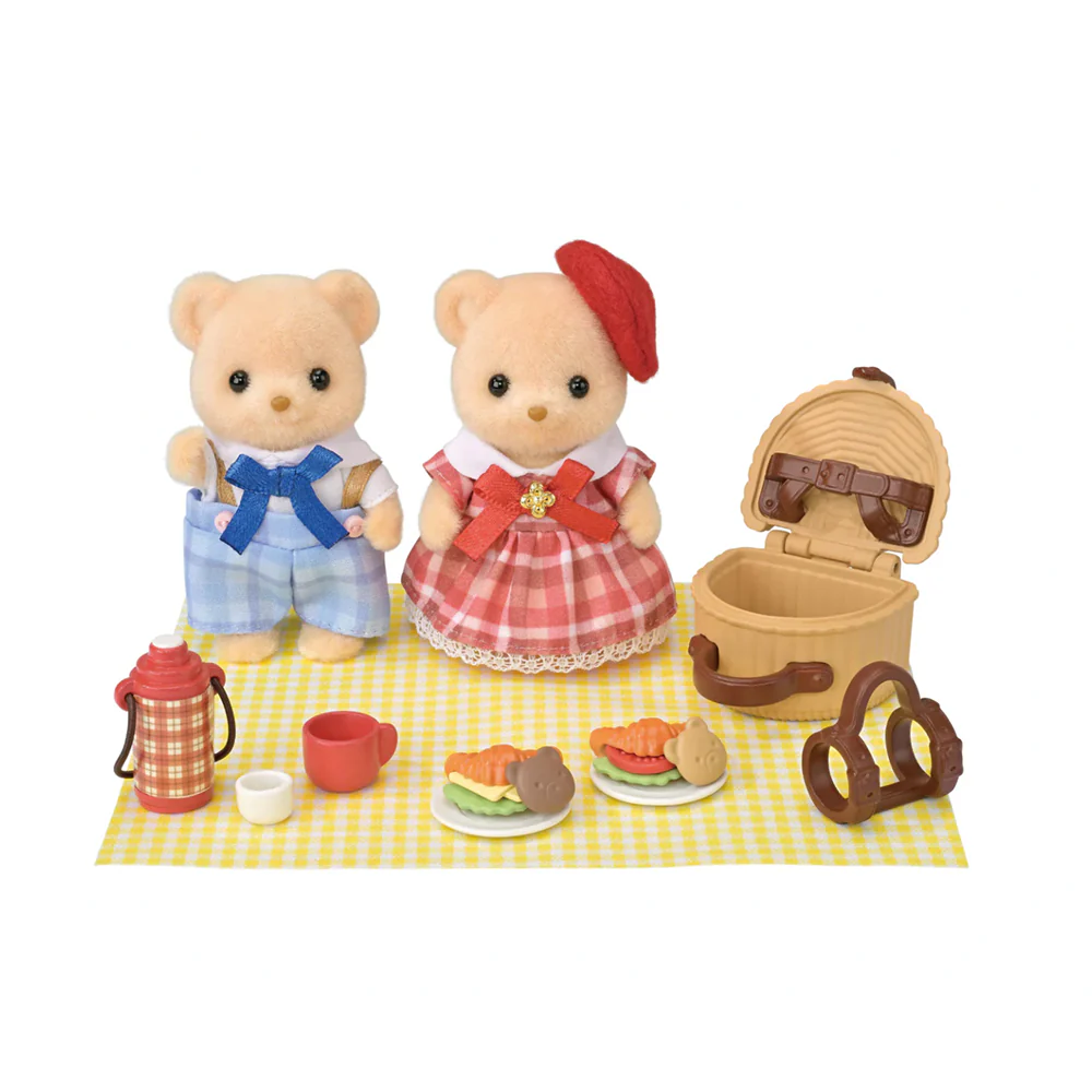 Sylvanian Families Biscuit Bear Siblings Delicious Picnic - Image 2