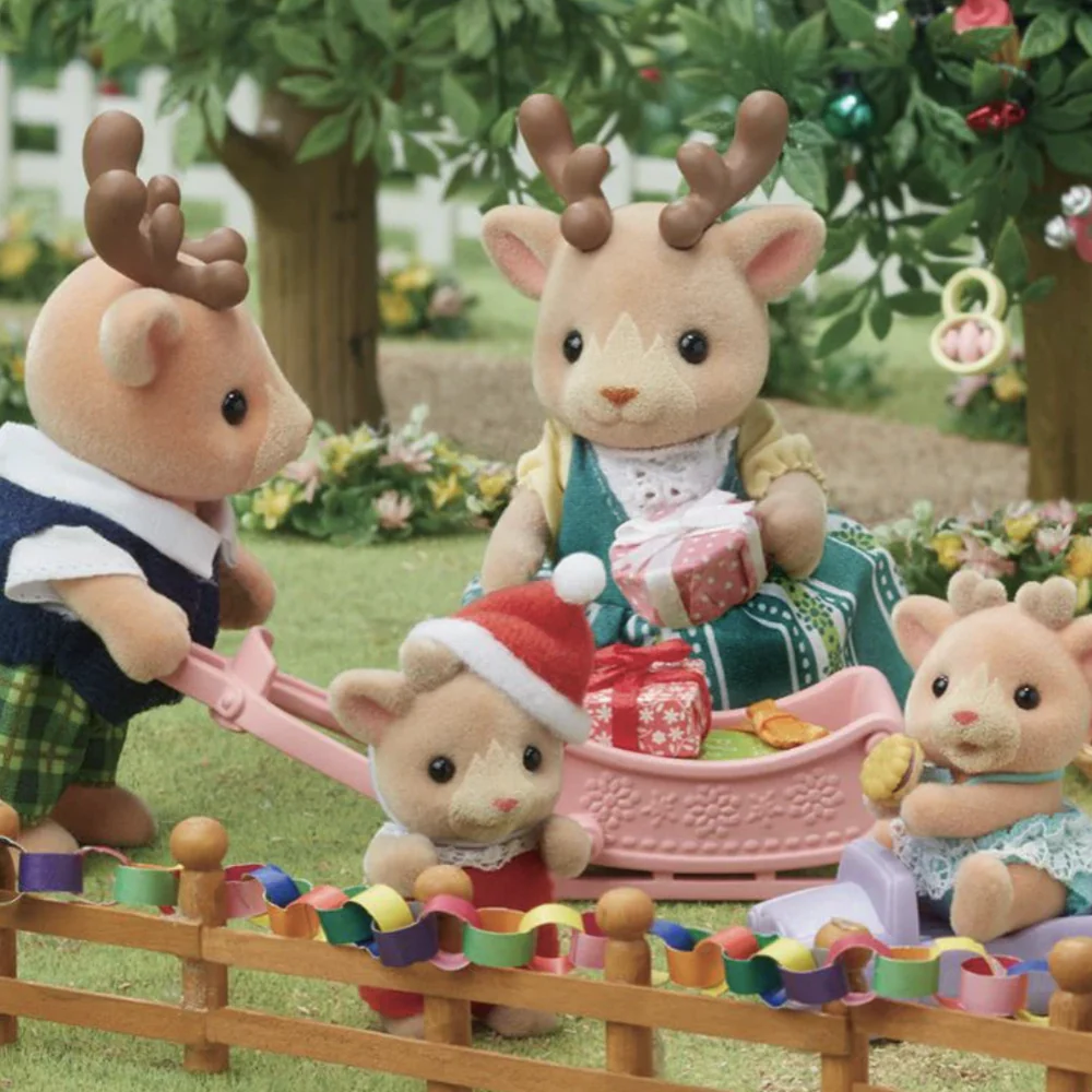 Sylvanian Families Christmas Reindeer Family - Image 2
