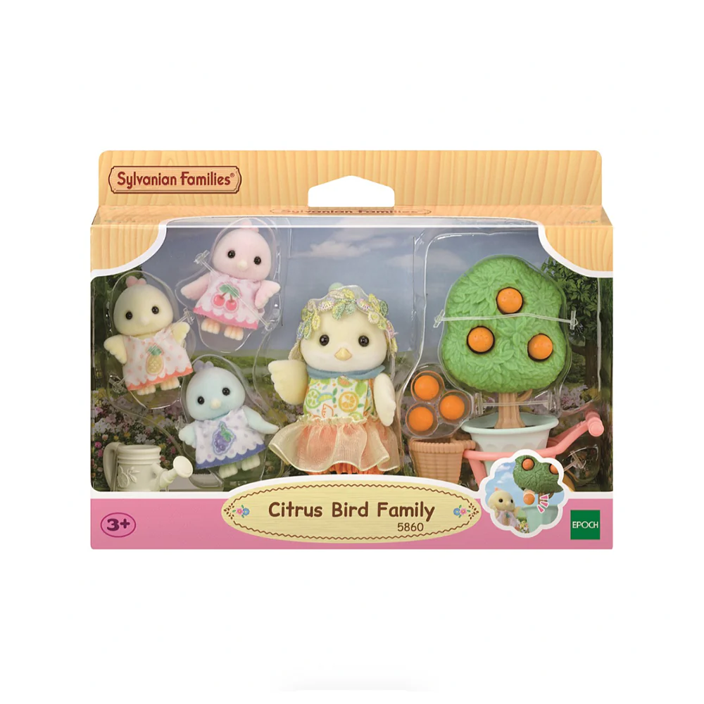 Sylvanian Families Citrus Bird Family