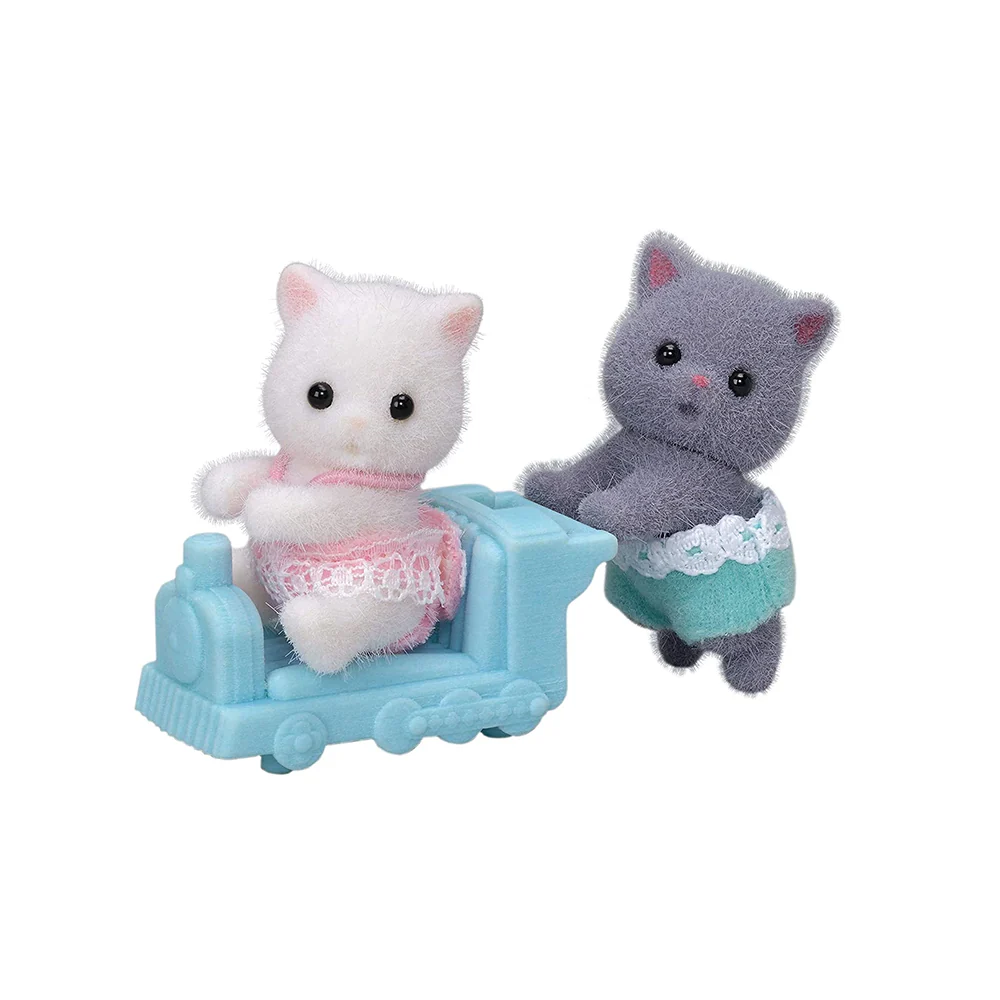 Sylvanian Families Persian Cat Twins - Image 2