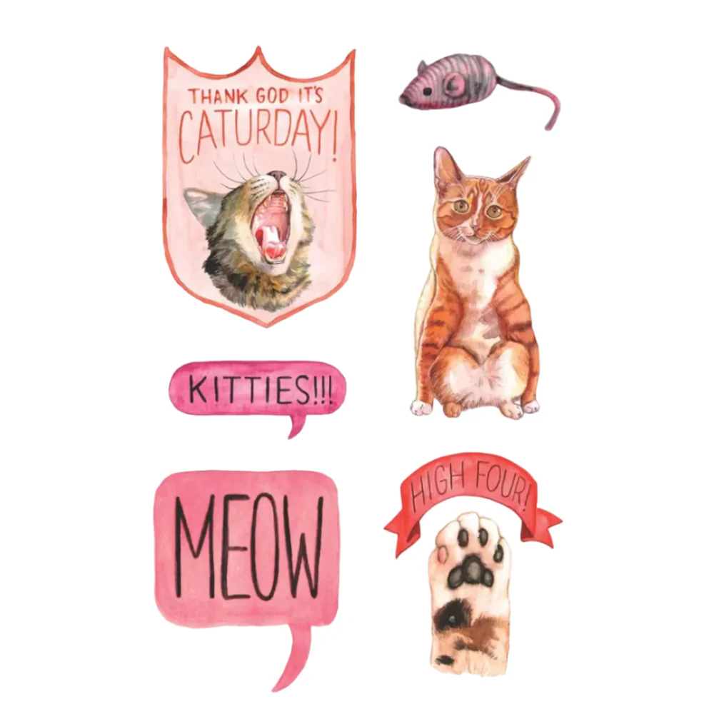 The Cat's Meow Sticker Book - Image 3