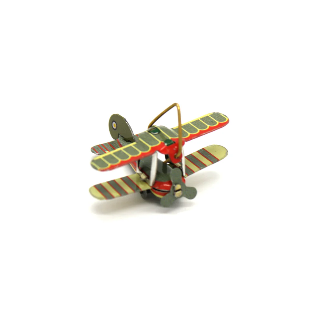 The Biplane Tiny Tin Plane Assorted - Image 3