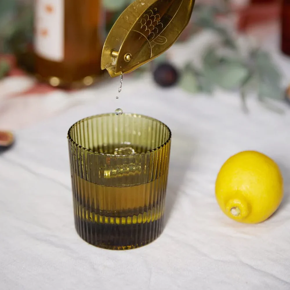 The Scout Lowball Glasses Set of 2 Olive - Image 3