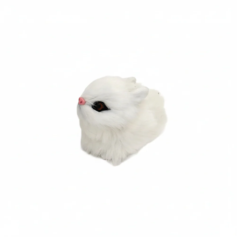 Tiny Faux Fur Bunny - Image 4