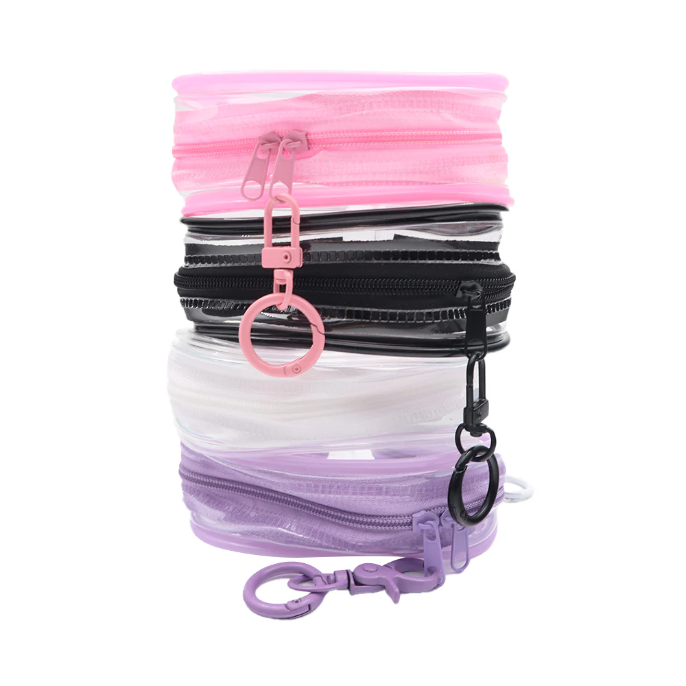 Trinket Pouch with Keychain Black - Image 3