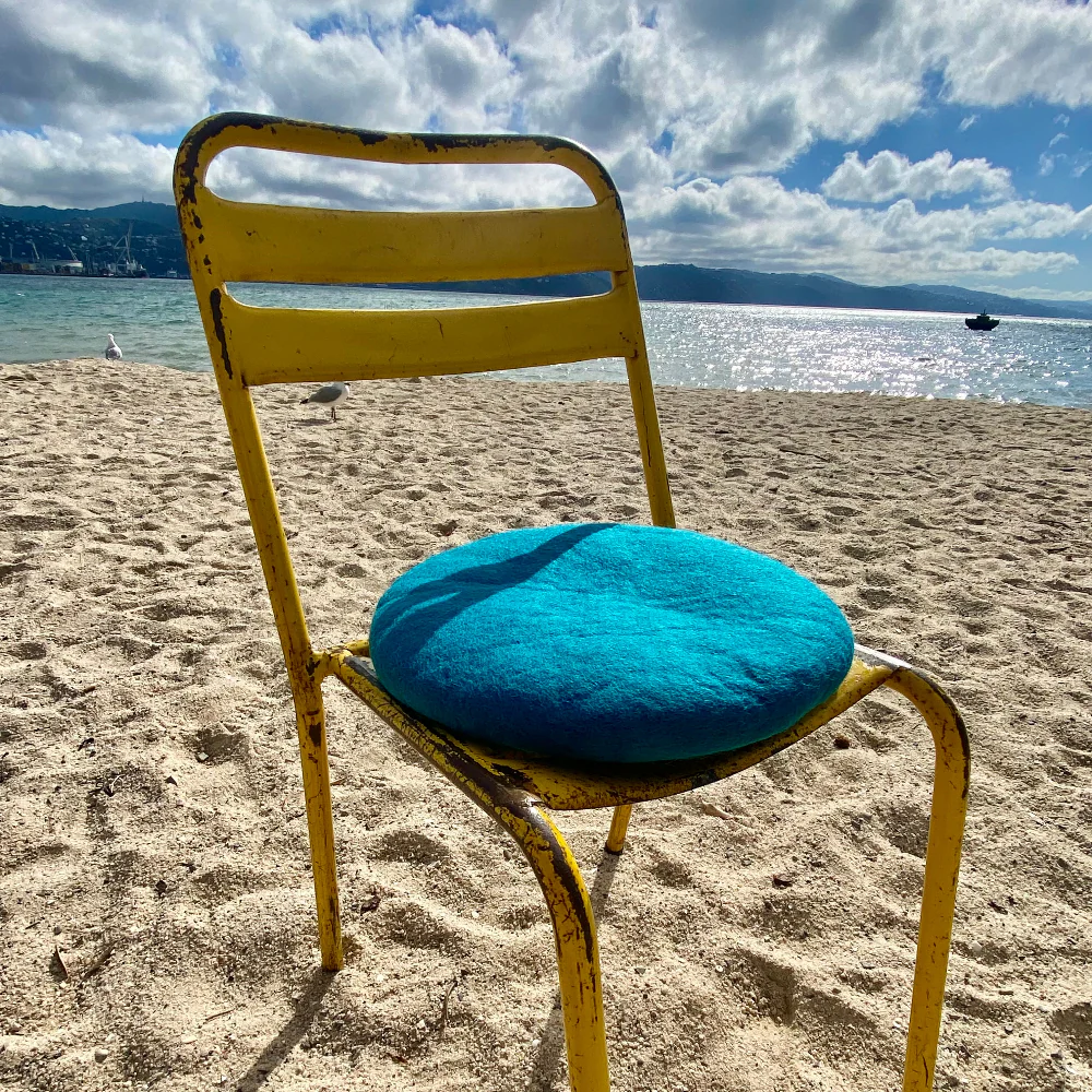 Tush Cush Cushion Tasman Empire Teal - Image 4