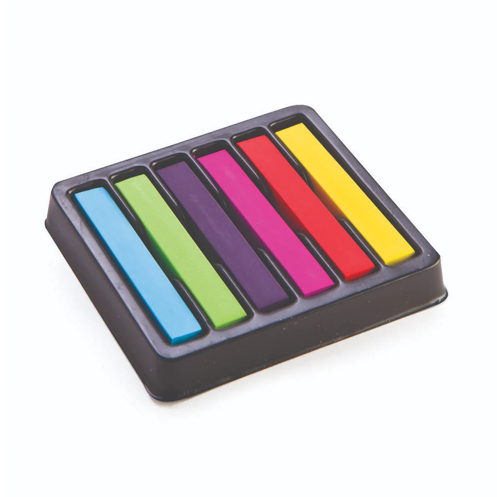 Vibrant Hair Chalk Pack of 6 Colours - Image 2