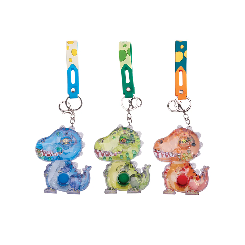 Water Filled Game Keychain T-Rex Assorted - Image 3