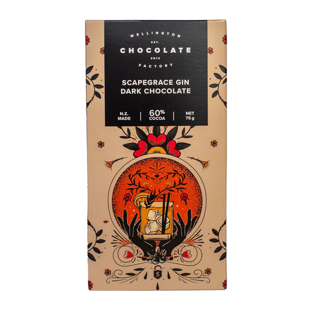 Wellington Chocolate Factory Scapegrace Gin Bar
