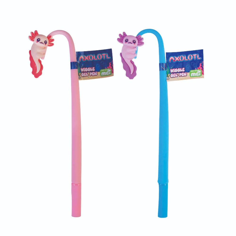 Wiggle Axolotl Gel Pen Assorted - Image 2