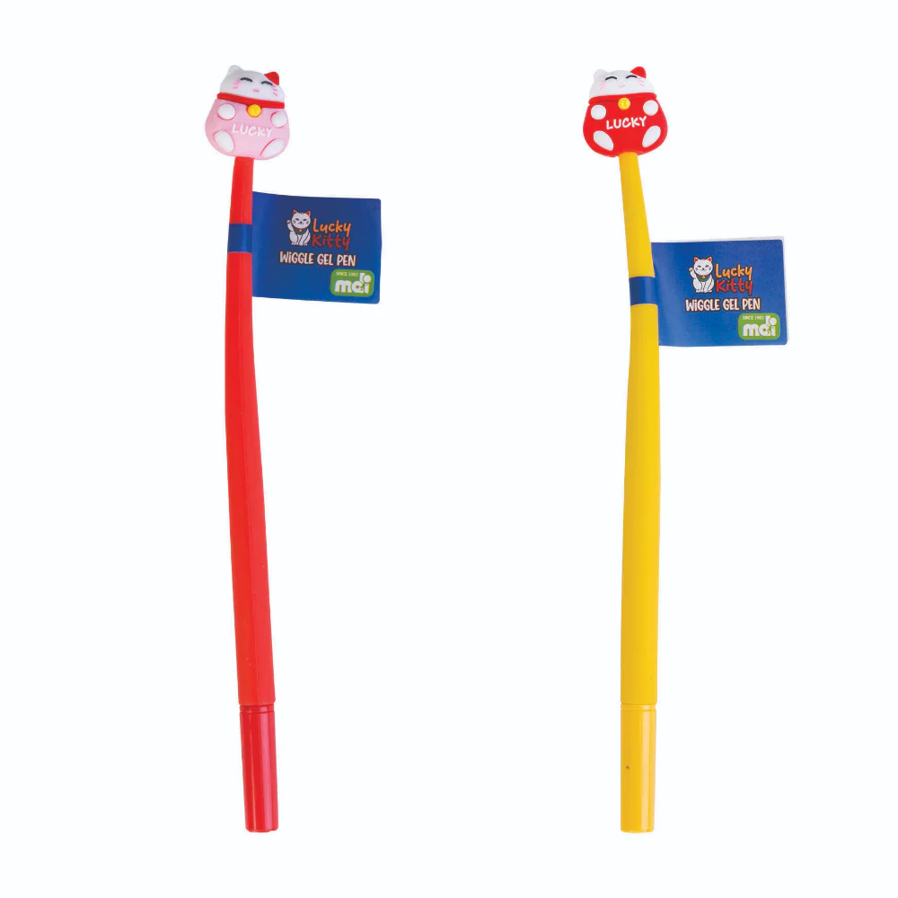 Wiggle Lucky Kitty Gel Pen Assorted - Image 3