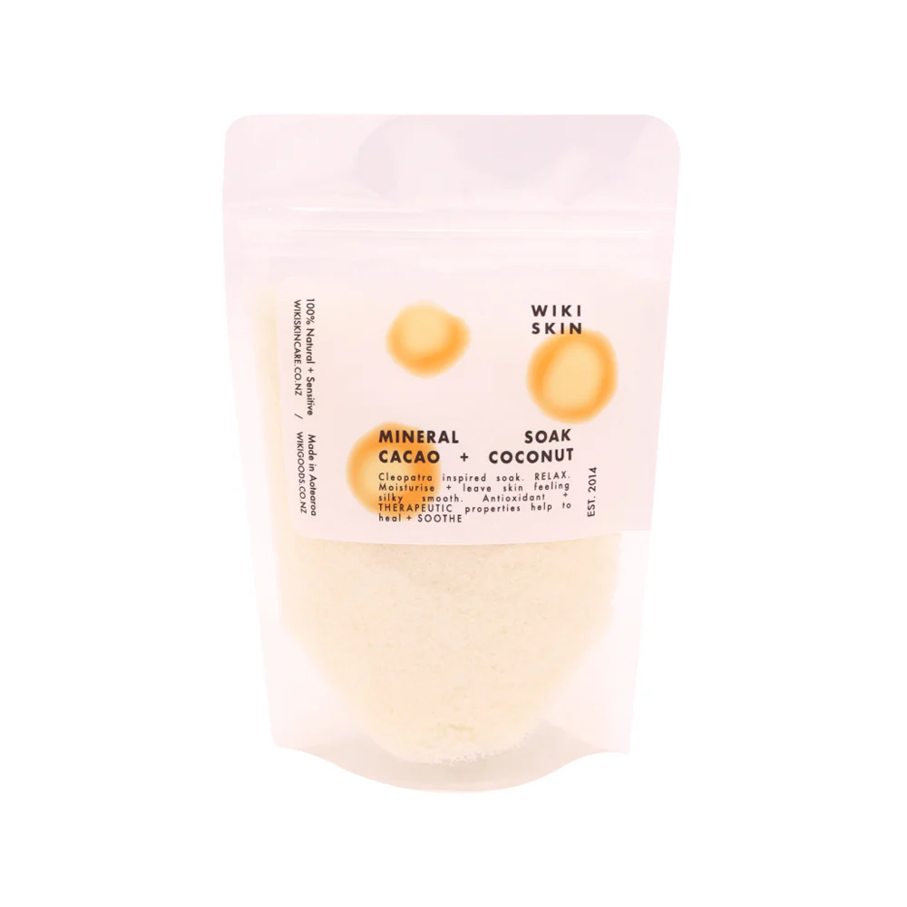 Wiki Skincare Mineral Soak Cacao Coconut