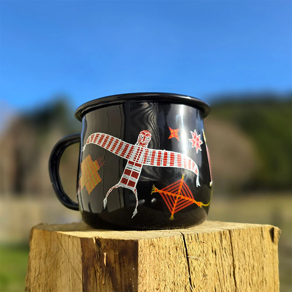 Wolfkamp and Stone Enamel Mug Matariki - Image 2
