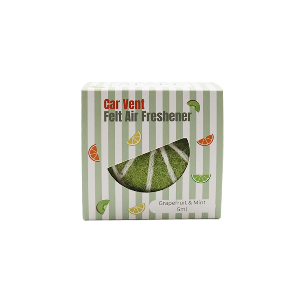 Wool Air Freshener Car Vent Lime