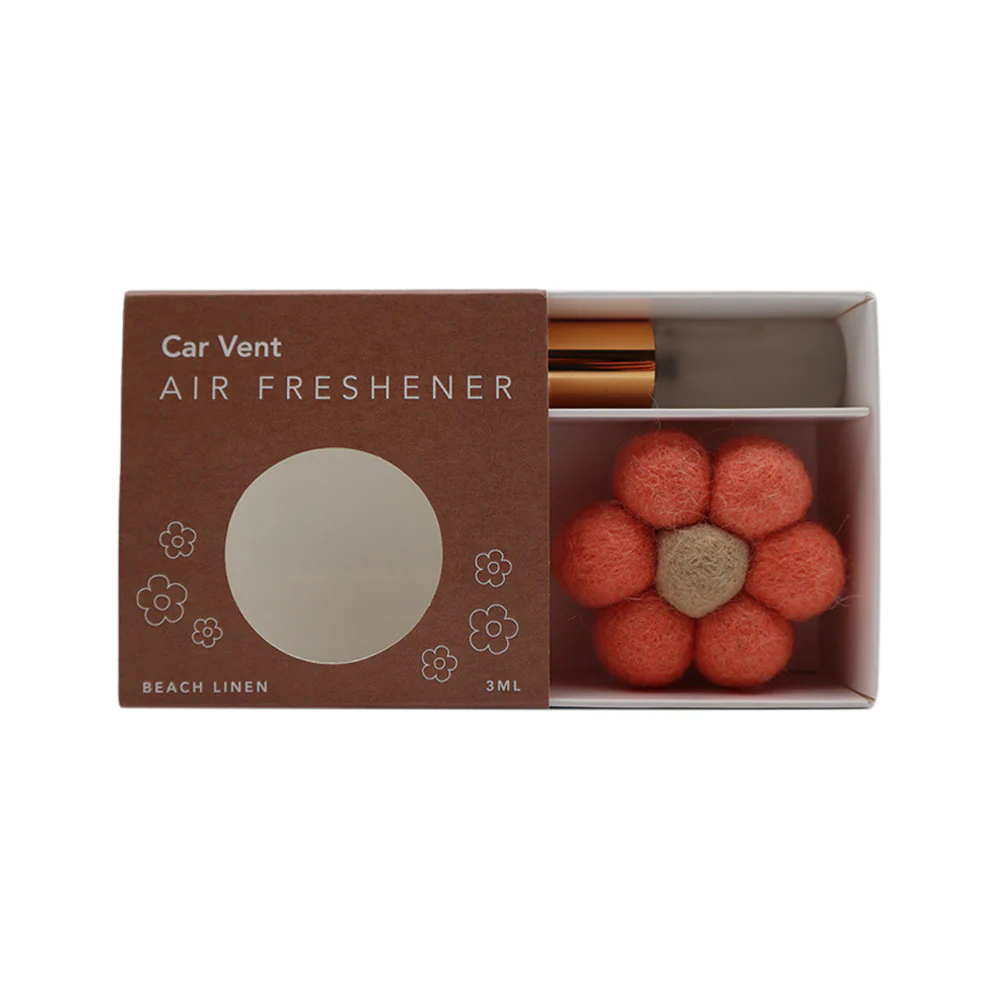 Wool Air Freshener Car Vent Beach Linen - Image 3